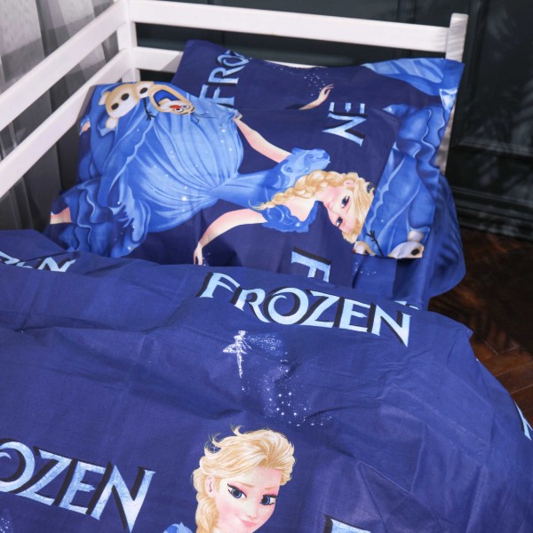 Фото - Комплект постельного белья детский MirSon 110х140 см Kids Time 17-0892 Frozen Magic Бязь (2200012390832)